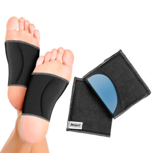 HOSPIKART Gel Arch Support Sleeves for Plantar Fasciitis Support for Men & Women Foot Support