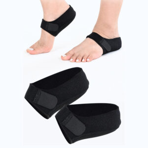 HOSPIKART Gel Heel Cup Sleeve for Plantar Fasciitis & Heel Pain Relief, Heel Support