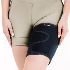 HOSPIKART Adjustable Thigh Support Brace - Hamstring Quad Wrap Supporter