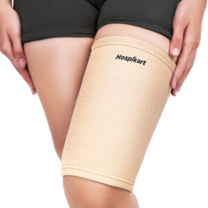 HOSPIKART Thigh Compression Sleeve for Quad and Hamstring Support for Men and Women Knee Support